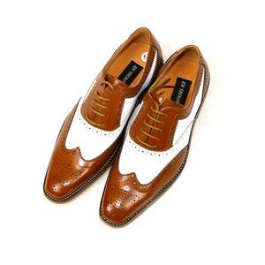 UV Signature Vegan Leather Wingtip Oxford Shoes